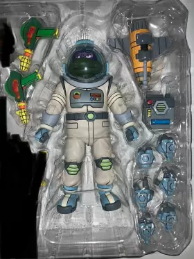 634482543450 NECA Target Haulathon Tmnt Cartoon Space Figure