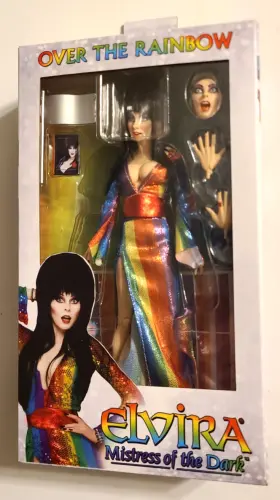 NE57200-08 NECA Elvira Rainbow Clothed Action Figure