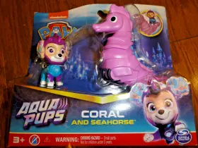 6066150 NICKELODEON Paw Patrol Aqua Coral Seahorse Mer Pup