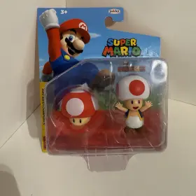 40534 NINTENDO Mario Toad Mushroom Figure Set