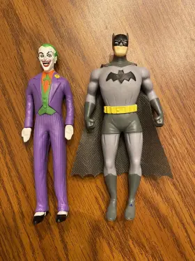 054382039219 NJ CROCE Batman Classic Tv Bendable Figure Joker