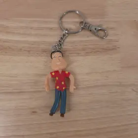 054382211059 NJ CROCE Family Guy Quagmire Bendable Keychain