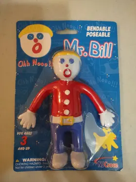 085761045187 NJ CROCE Snl Mr Bill Bendable Poseable Figure