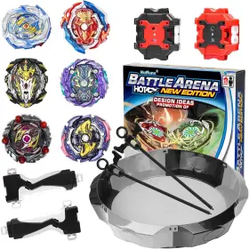 717687813853 NUFFUNX Bay Blade Stadium Burst Tops Launcher