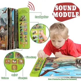 650076839259 OENUX Dinosaur Toys Interactive Sound Book Kids #3