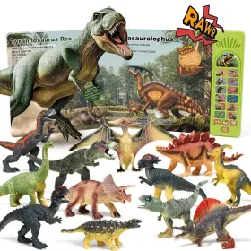 650076839259 OENUX Dinosaur Toys Interactive Sound Book Kids