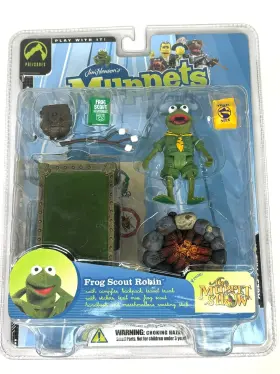 666620121596 PALISADES Frog Scout Robin Action Figure Muppet