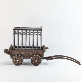 39345 PAPO Medieval Prison Wagon Cage Minor Repair