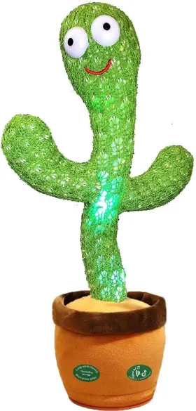 708436340782 PBOOO Dancing Talking Cactus Mimicking Toy Sunny