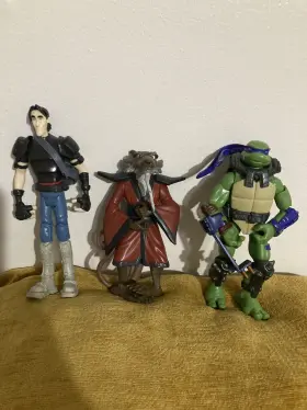 043377551591 PLAYMATES Tmnt Movie Casey Jones Splinter Alien