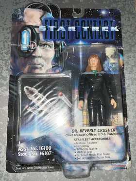 043377161073 PLAYMATES TOYS Star Trek First Contact Beverly