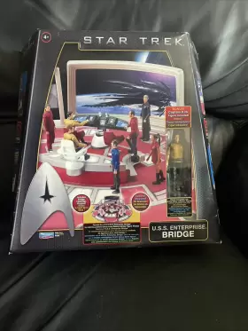 043377619017 PLAYMATES TOYS Star Trek Enterprise Bridge Kirk