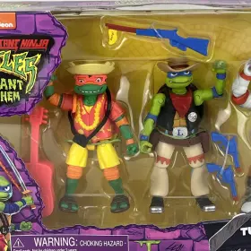 043377833420 PLAYMATES TOYS Tmnt Mutant Mayhem Turtles Pack #3