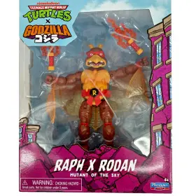 043377846741 PLAYMATES TOYS Tmnt Godzilla Raph Rodan Action