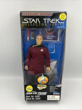 06289 PLAYMATES TOYS Star Trek Collector Captain Jean Luc Box