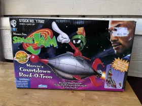 17682 PLAYMATES TOYS Space Jam Marvins Countdown Tron Playset