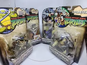 53525 PLAYMATES TOYS Tmnt Paleo Patrol Donatello Splinter