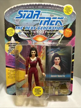 6076 PLAYMATES TOYS Star Trek Tng Deanna Troi Uniform Action