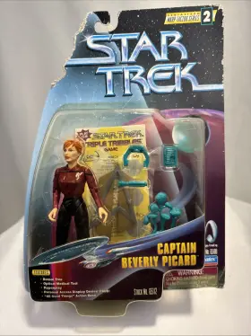 65112 PLAYMATES TOYS Star Trek Tng Beverly Picard Action