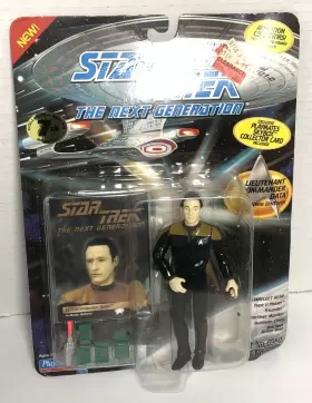 6950 PLAYMATES TOYS Star Trek Next Lieutenant Commander Data