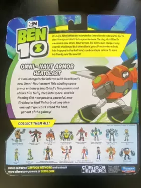 76162 PLAYMATES TOYS Ben Omni Naut Armor Heatblast Wings #2