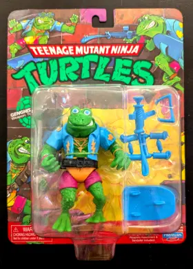 81005 PLAYMATES TOYS Tmnt Classic Mutants Genghis Frog Action