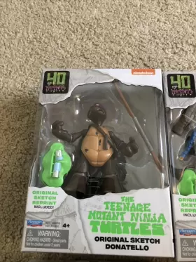 91293 PLAYMATES TOYS Ninja Turtles Tmnt Sketch Figures #2