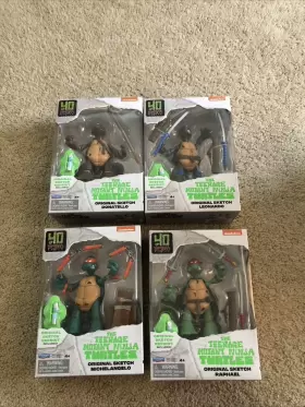 91293 PLAYMATES TOYS Ninja Turtles Tmnt Sketch Figures
