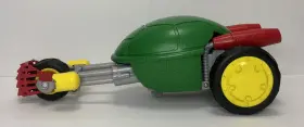 96750 PLAYMATES TOYS Tmnt Stealth Bike Half Heroes Mutant #2