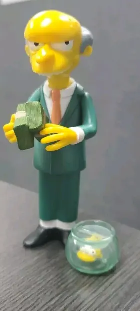 99111 PLAYMATES TOYS Simpsons Mr Burns Figure Intellitronic #2