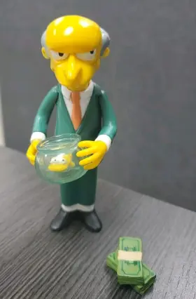 99111 PLAYMATES TOYS Simpsons Mr Burns Figure Intellitronic