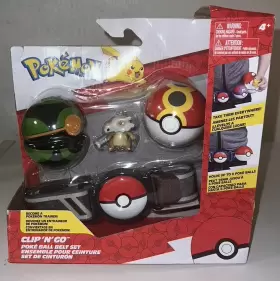 97177-PKW3162 POKEMON Clip Ftnft Go Poke Ball Belt Set Cubone