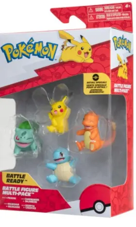 PKW2977 POKEMON Figure Pikachu Bulbasaur Charmander Squirtle #2