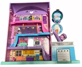 HHX75 POLLY POCKET Pajama Sleepover Adventure House Playset