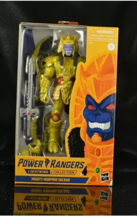 E6051 POWER RANGERS Lightning Goldar Gamestop Mighty Morphin