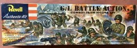 G-527 REVELL Gi Battle Action Half Track Cannon Soldiers