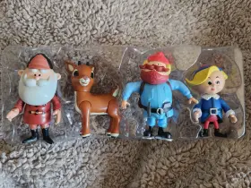 849826019373 RED Rudolph Nosed Reindeer Talking Figures #3