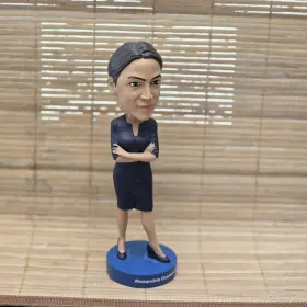 RB1209 ROYAL BOBBLES Aoc Alexandria Ocasio Cortez Bobblehead