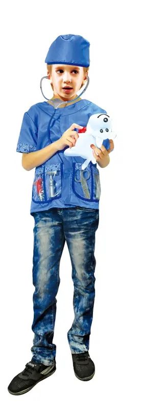 0987 RYANS ROOM Veterinarian Pretend Play Costume