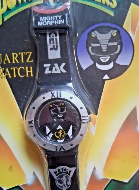 64532 SABAN Mighty Morphin Power Watch Ranger Quartz Zack