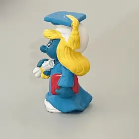 2.0151 SCHLEICH Graduation Smurfette Smurf Figure Graduate #3