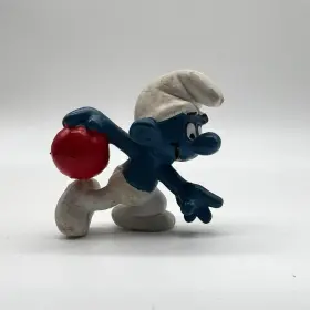 20051 SCHLEICH Bowler Smurf Bowling Figure Pvc Toy