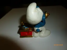 20062 SCHLEICH Telephone Smurf Phone Figure Toy Pvc Figurine #3