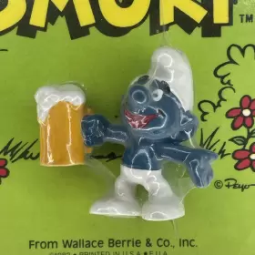 20078 SCHLEICH Beer Smurf Figure Peyo Wallace Berrie #2
