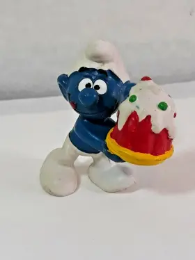 20108 SCHLEICH Cake Baker Smurf Figure Peyo