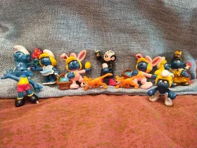 20118 SCHLEICH Smurfs Pvc Figurines Gargamel Cats Easter #2