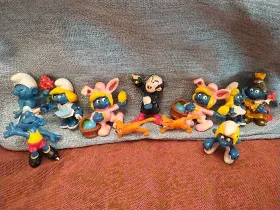 20118 SCHLEICH Smurfs Pvc Figurines Gargamel Cats Easter #3