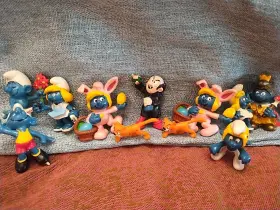 20118 SCHLEICH Smurfs Pvc Figurines Gargamel Cats Easter