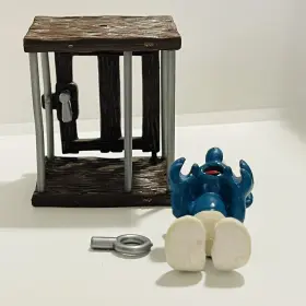 4.0212 SCHLEICH Smurf Prisoner Jail Cage Figure Bars Lost #3