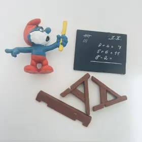 40224 SCHLEICH Papa Smurf School Teacher Figure Tally Math #2